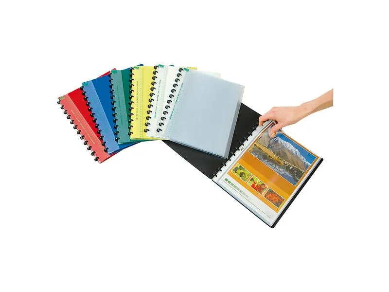 Adoc Sichtbuch Bind-Ex A4, 20 Taschen, Blau Adoc Sichtbuch Bind-Ex A4, 20 Taschen, Blau