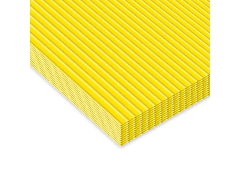 URSUS Wellpapier 50 x 70 cm 10 Stück, Zitronengelb URSUS Wellpapier 50 x 70 cm 10 Stück, Zitronengelb