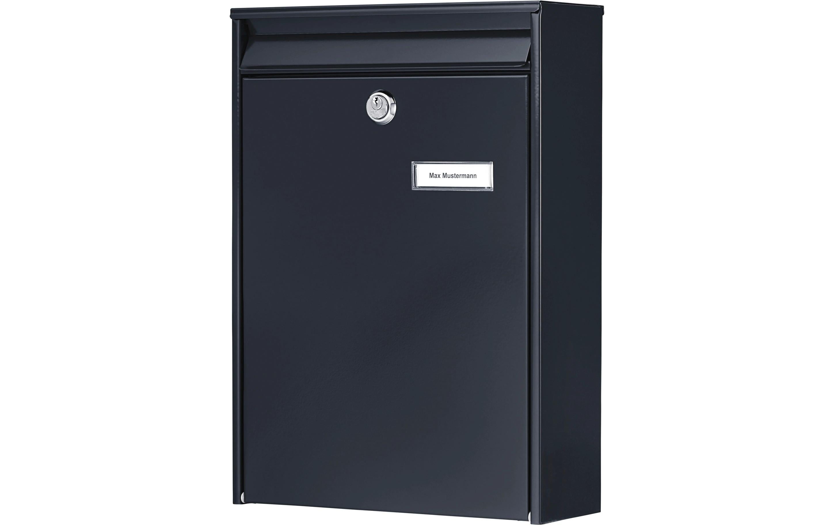 Burgwächter Briefkasten LEIPZIG 777 ANT Schwarz