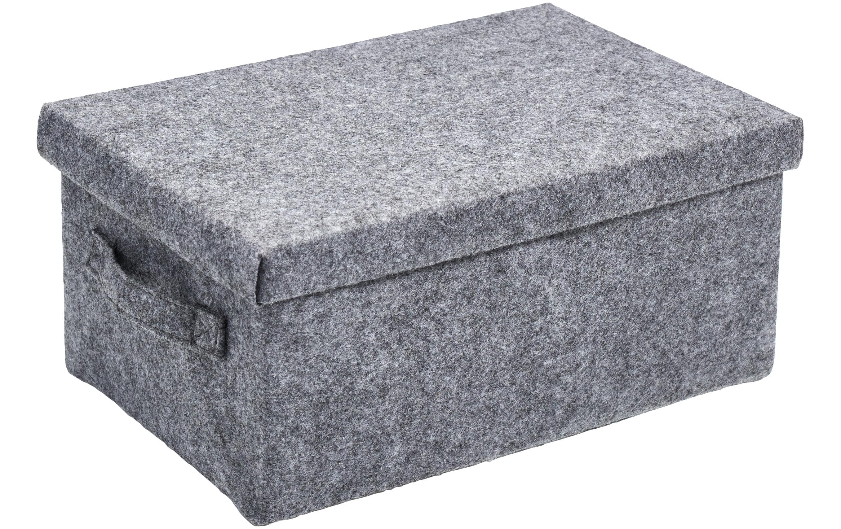 diaqua® Aufbewahrungsbox Stone 31 x 21 x 14 cm, Grau