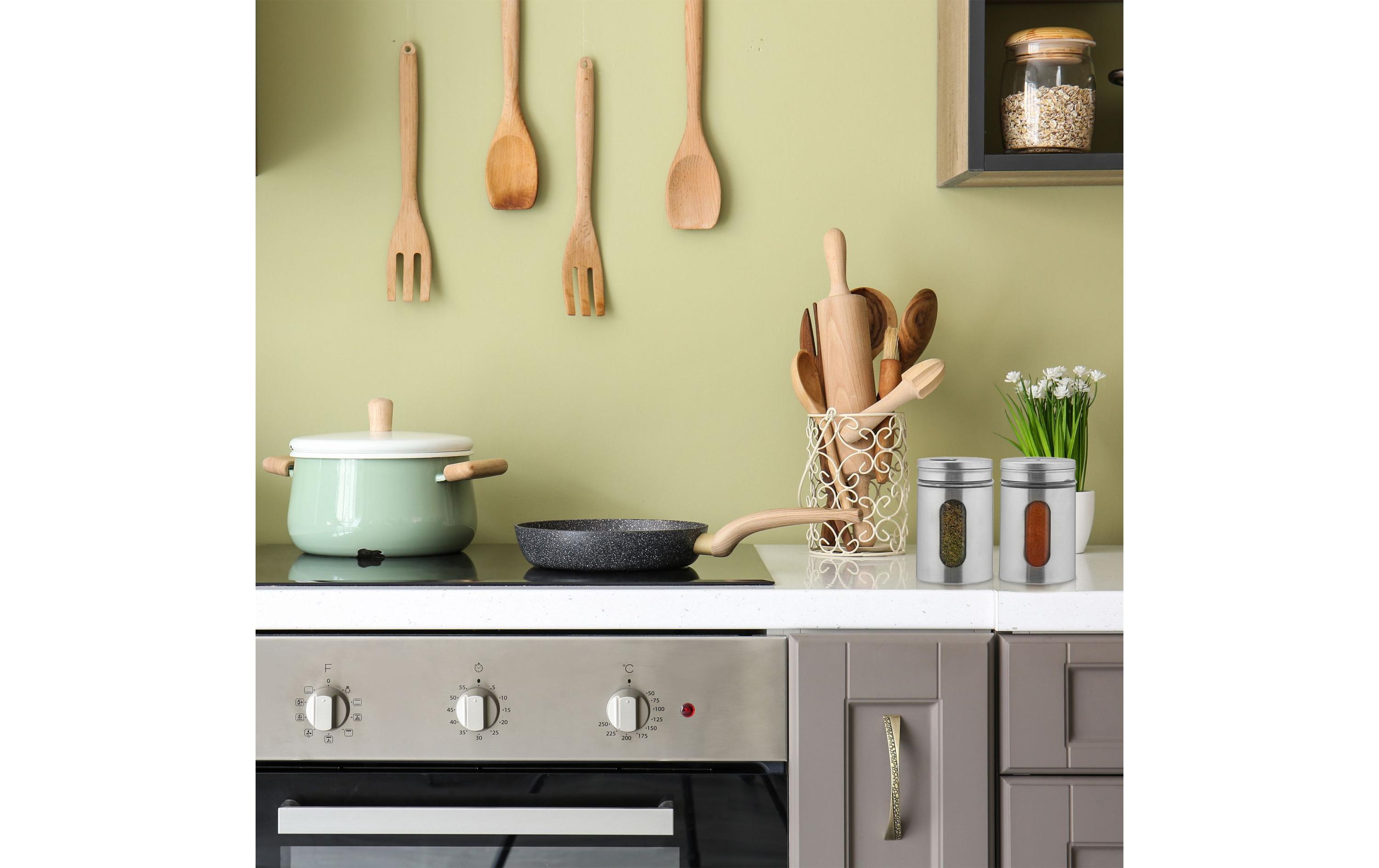 relaxdays Gewürzstreuer XL Silber/Transparent, 6 Stück