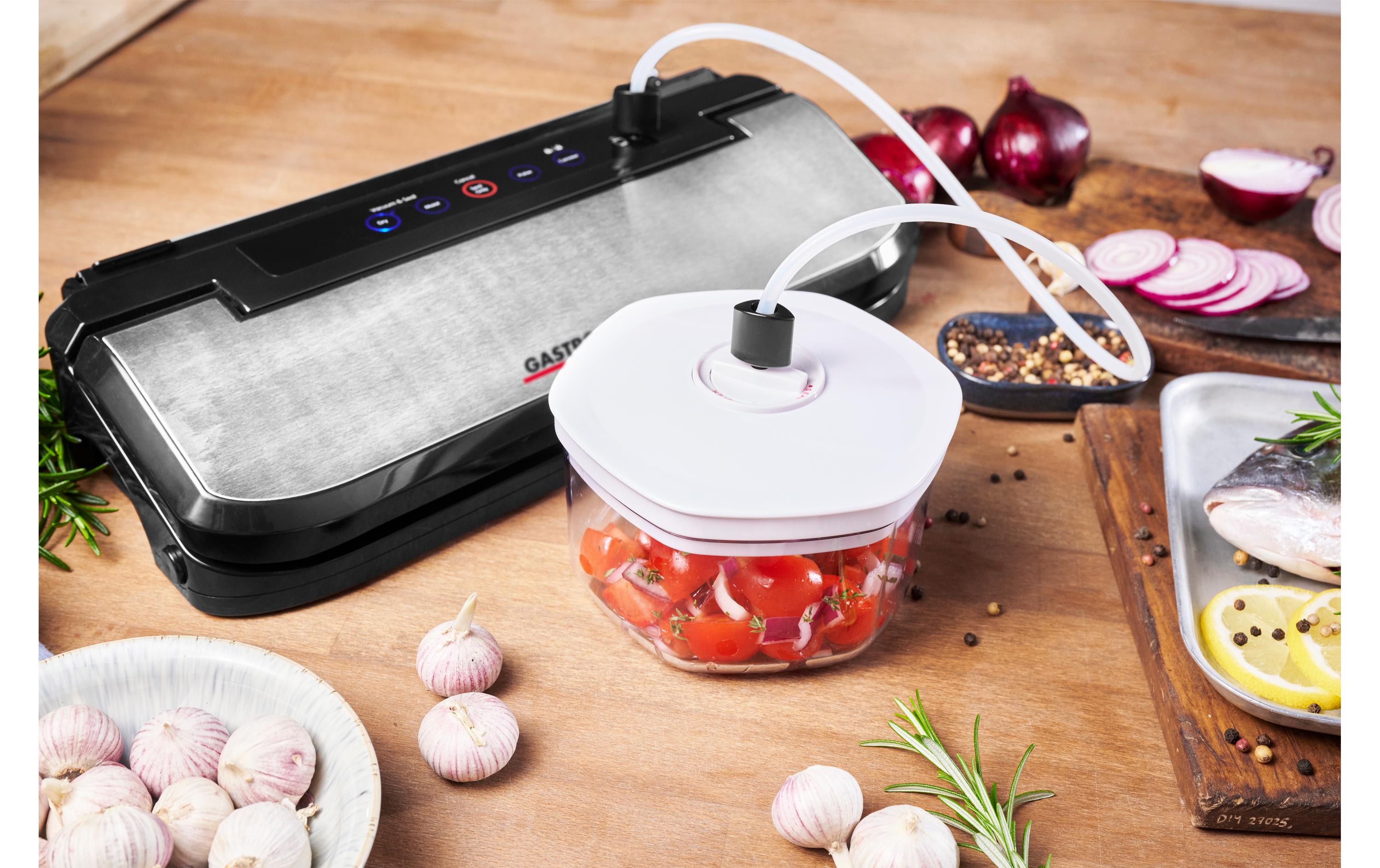 Gastroback Vakuumiergerät Basic 46009 Schwarz/Silber Gastroback Vakuumiergerät Basic 46009 Schwarz/Silber