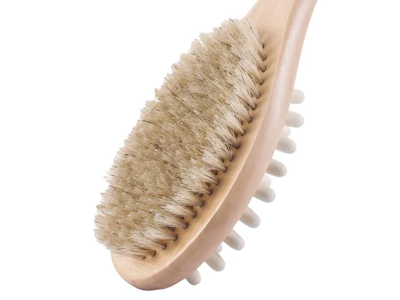 MSV Körperbürste mit langem Stiel 32 cm, Braun MSV Körperbürste mit langem Stiel 32 cm, Braun
