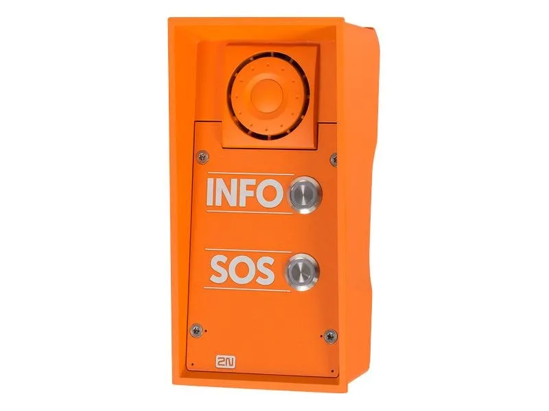2N IP Türstation IP Safety 2 Tasten, 10 W Lautsprecher 2N IP Türstation IP Safety 2 Tasten, 10 W Lautsprecher