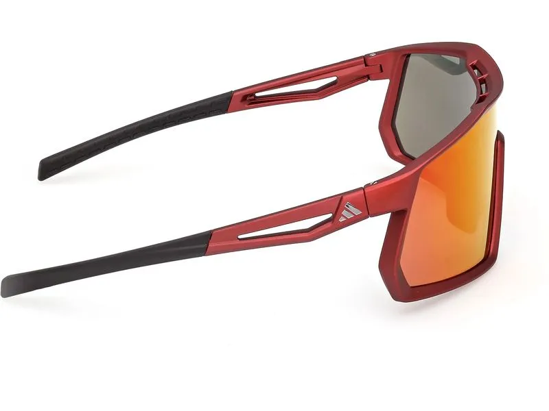 adidas Kentro SP0123 Sonnenbrille Matte Red, Roviex Mirror adidas Kentro SP0123 Sonnenbrille Matte Red, Roviex Mirror