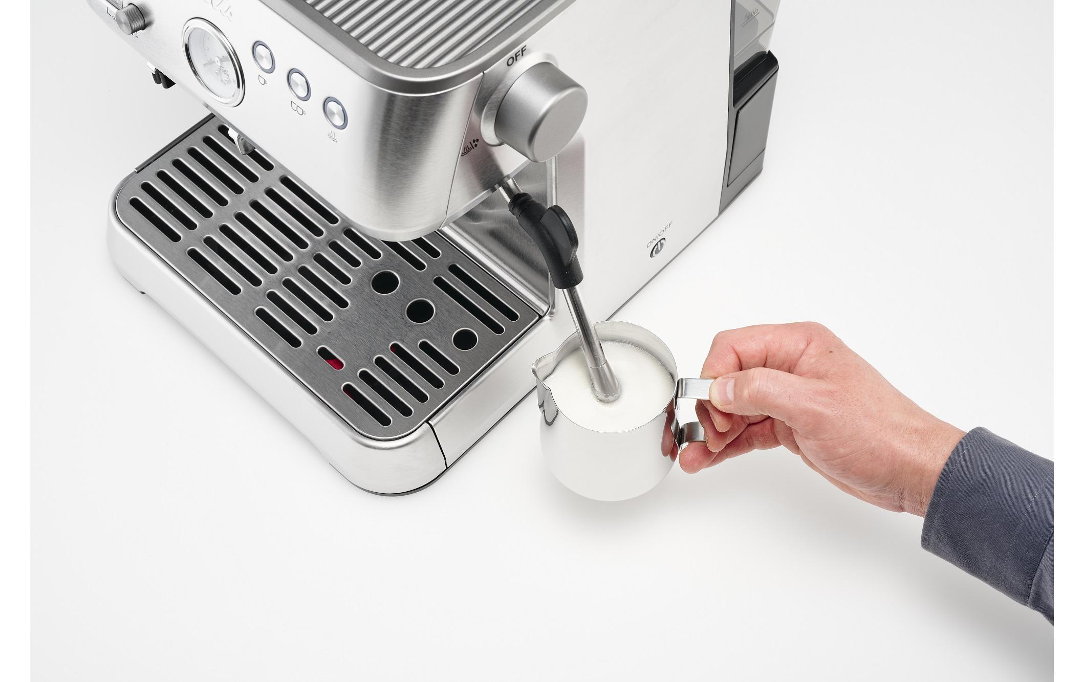 Solis Siebträgermaschine Grind & Infuse Perfetta Silber Solis Siebträgermaschine Grind & Infuse Perfetta Silber