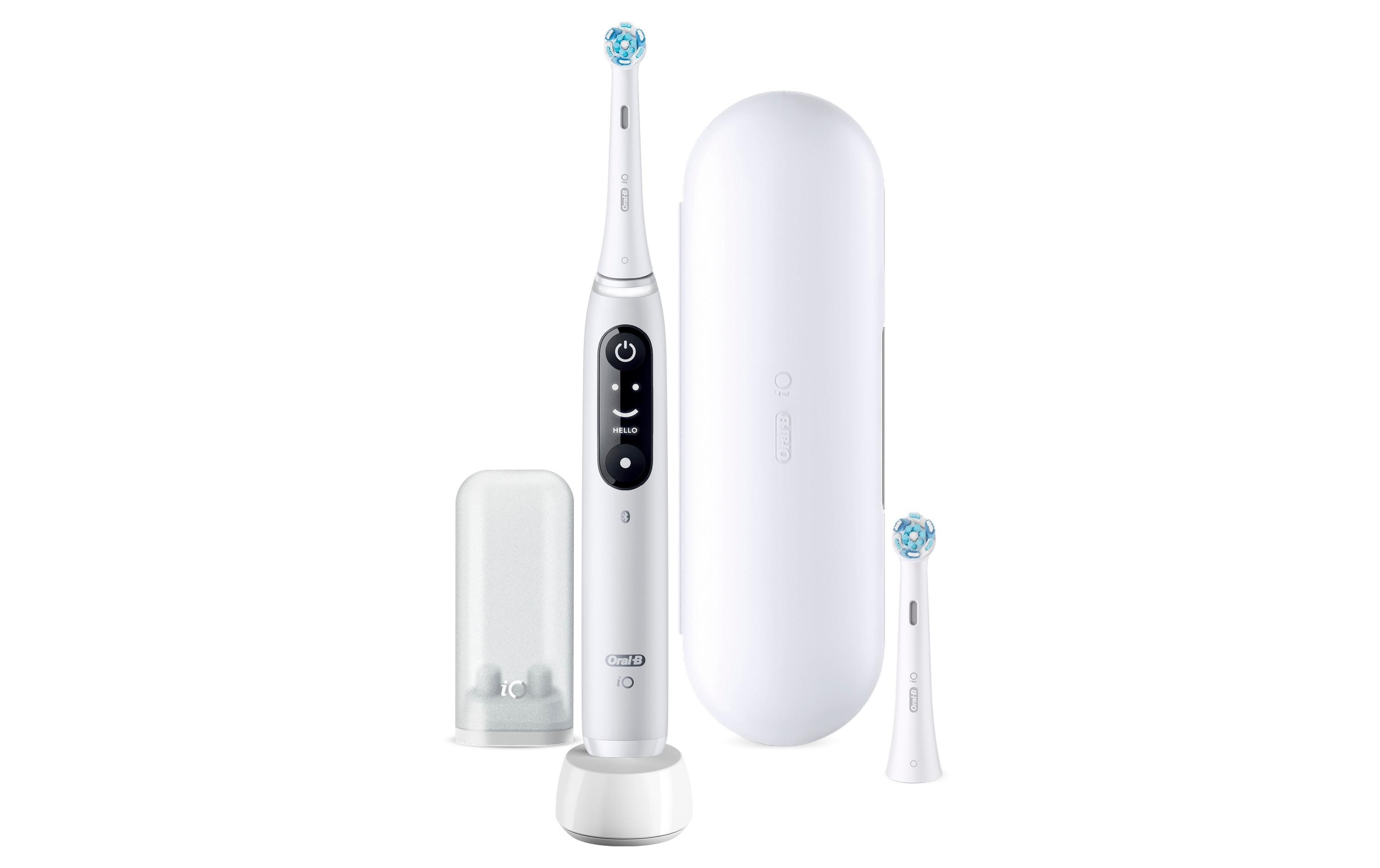 Oral-B Mikrovibrationszahnbürste iO Series 6, Weiss
