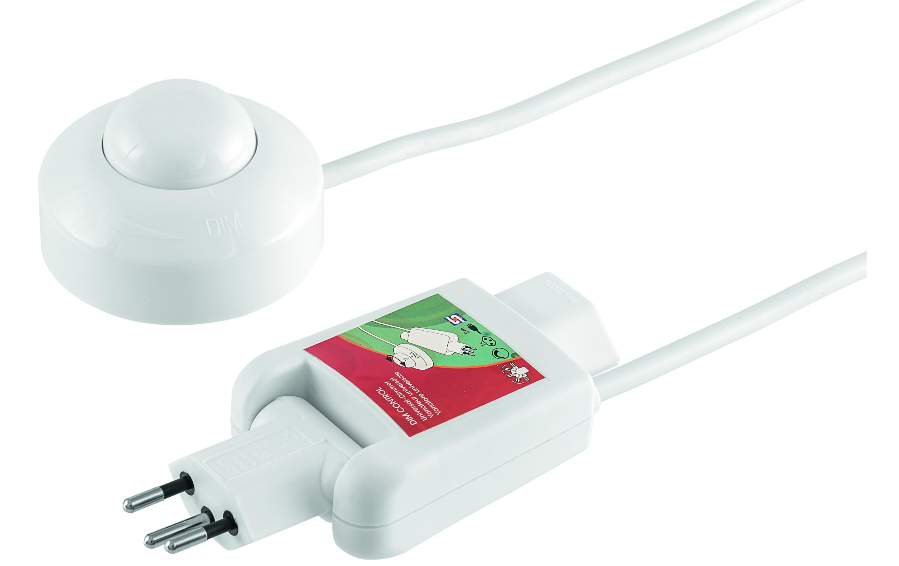 STEFFEN Dimm-Schlaufstecker 60 W Phasenanschnitt STEFFEN Dimm-Schlaufstecker 60 W Phasenanschnitt