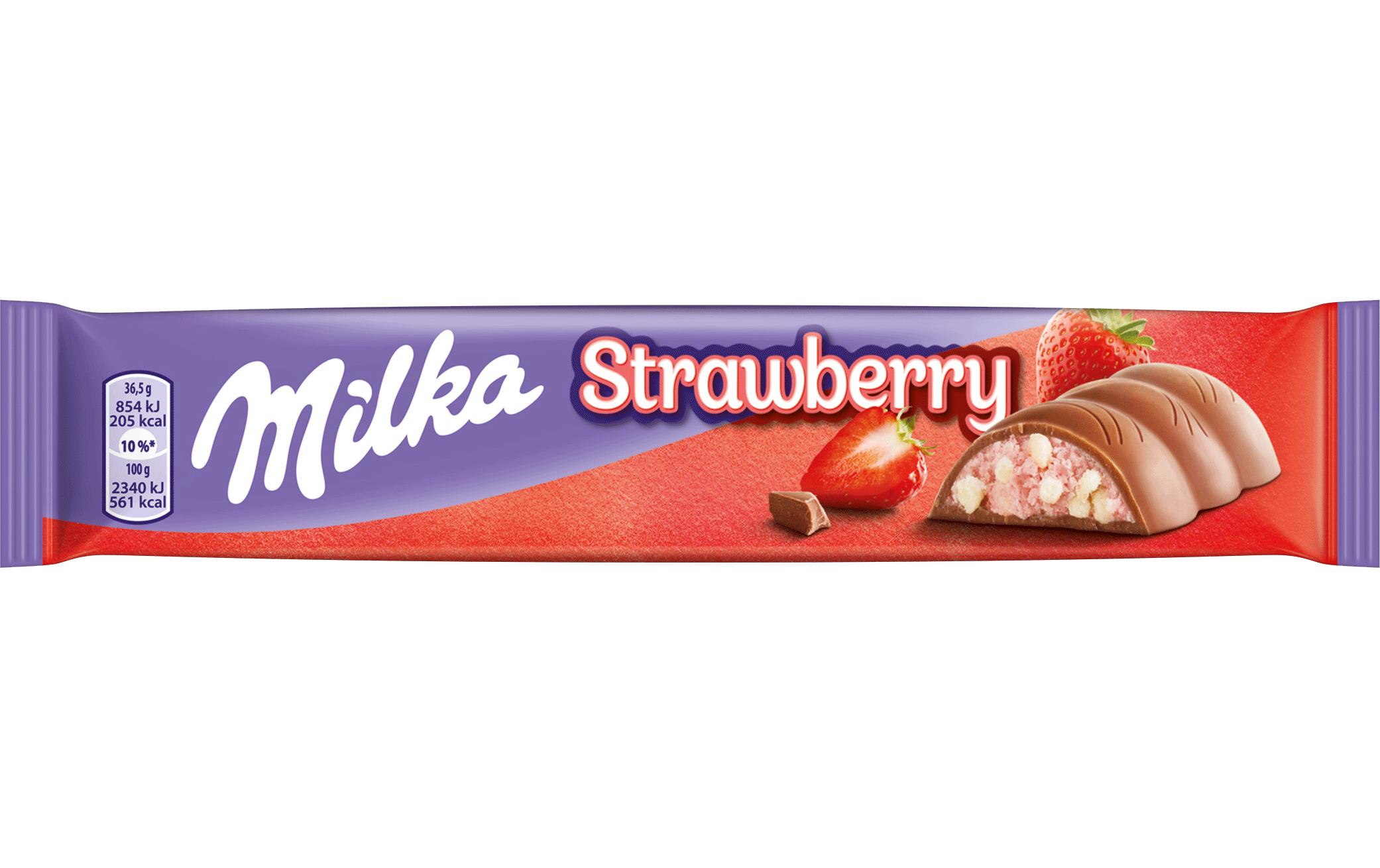 Milka Schokoladenriegel Erdbeer 6 Stück
