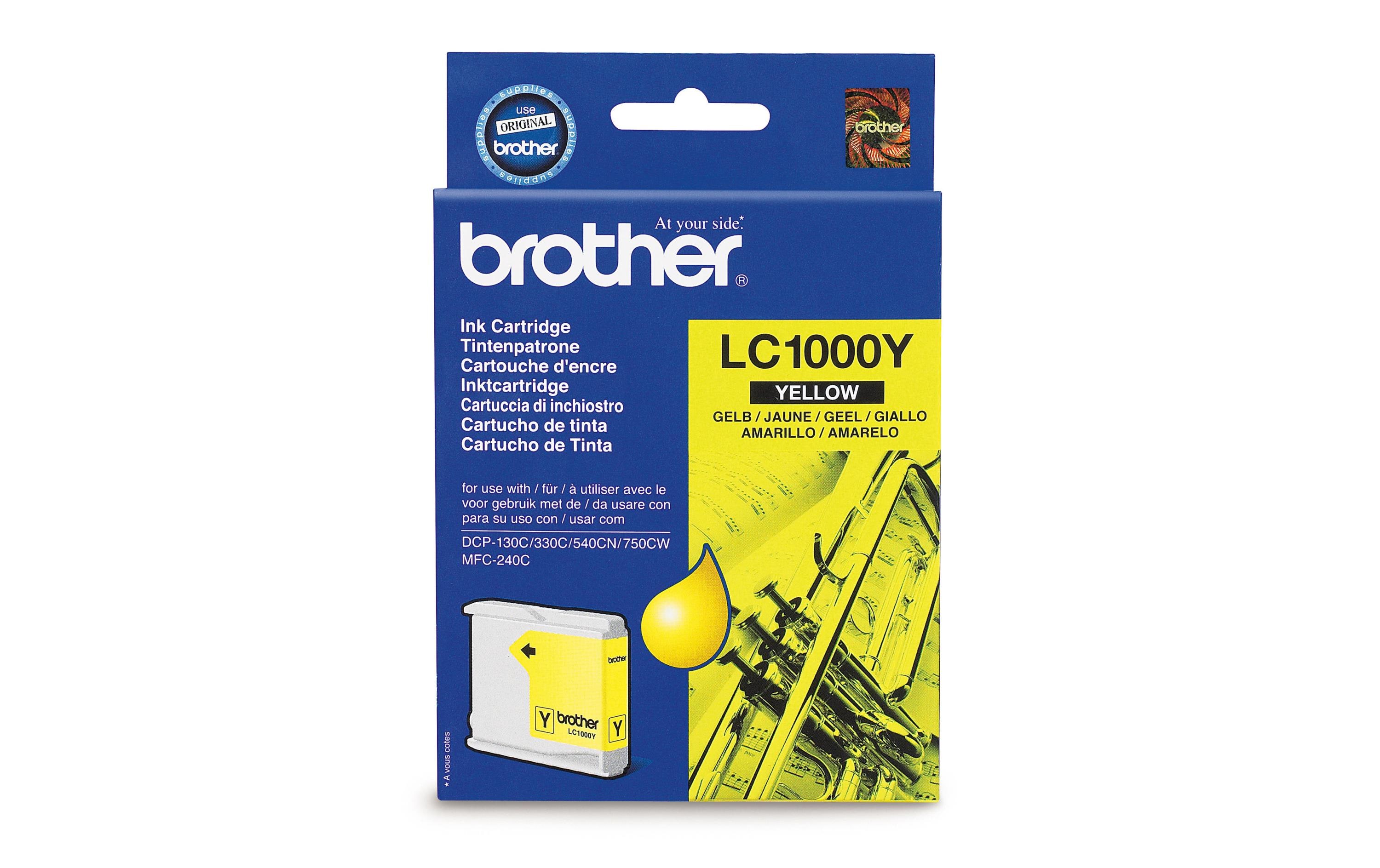 Brother Tinte LC-1000Y Yellow Brother Tinte LC-1000Y Yellow