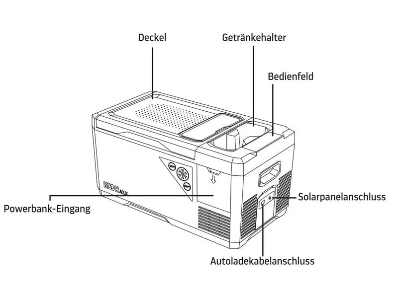 KOOR Kompressor-Kühlbox ACUX 18 mit Akku KOOR Kompressor-Kühlbox ACUX 18 mit Akku