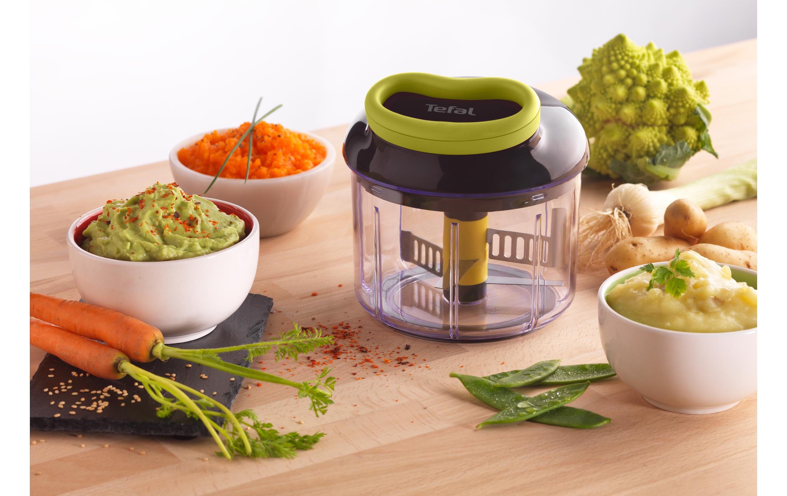 Tefal Hacker Ingenio mit 4 Einsätzen Schwarz