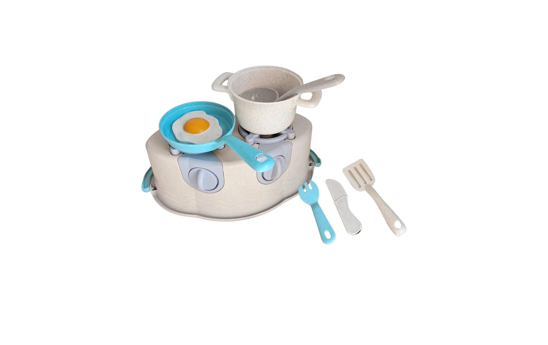 alldoro Sandspielzeug Kochset mit Herd 8-teilig