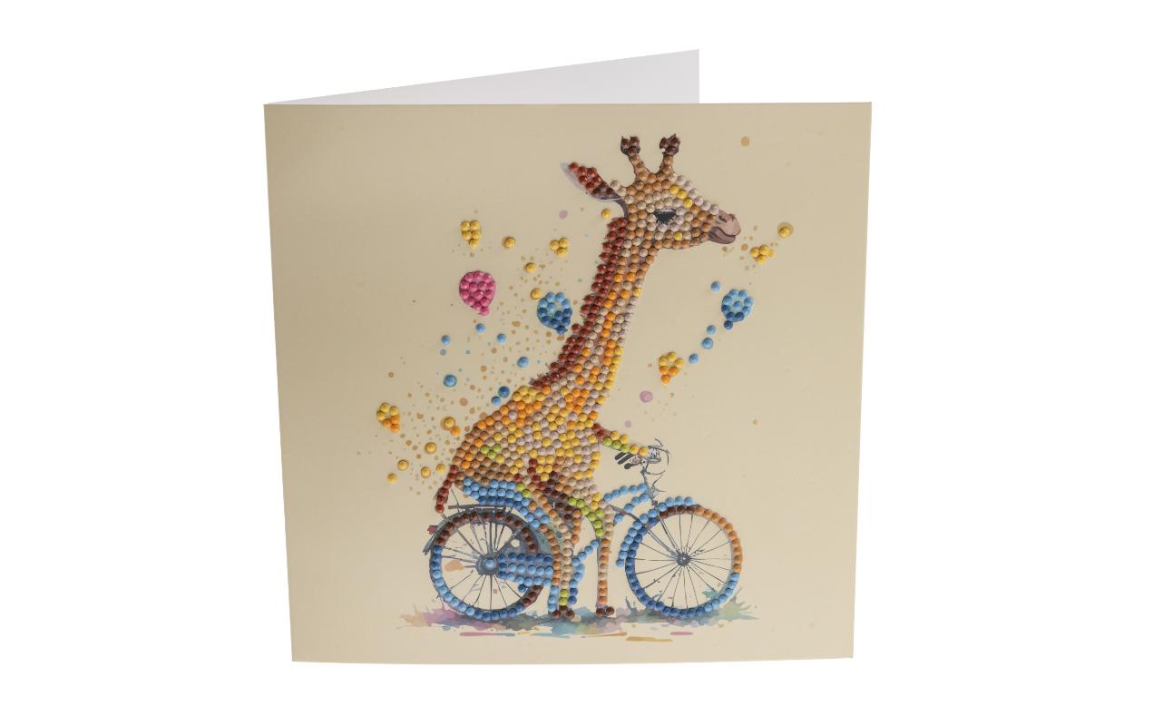 CRAFT Buddy Bastelset Crystal Art Card Giraffe