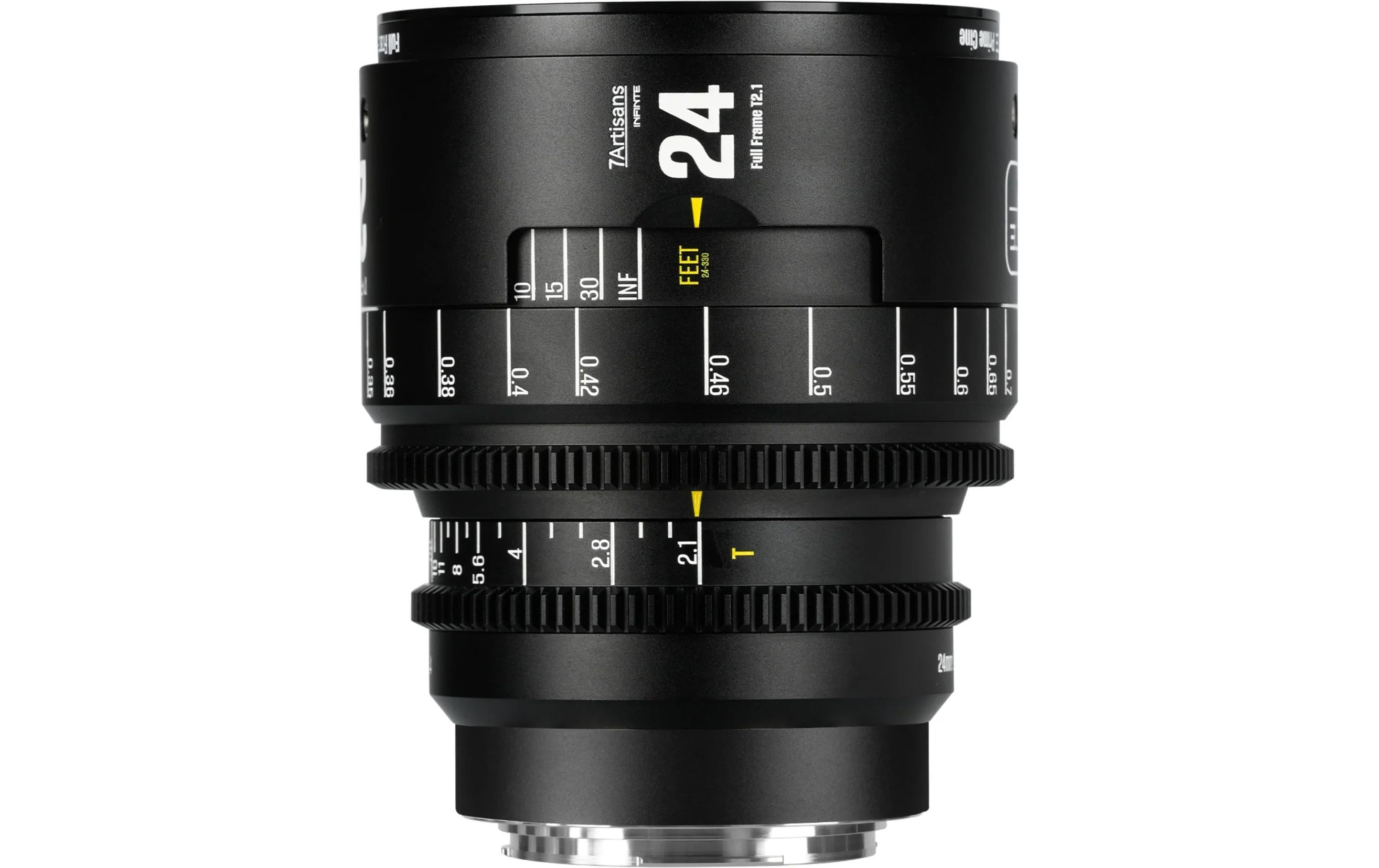 7Artisans Festbrennweite 24mm T/2.1 INFINTE Schwarz – Canon EF