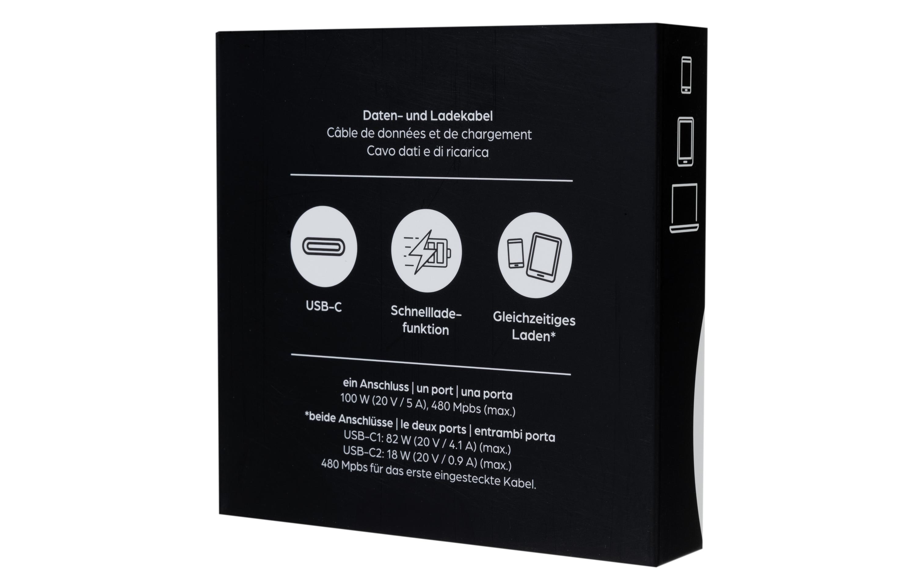 onit USB 2.0-Y-Kabel USB C - USB C, 1.5 m