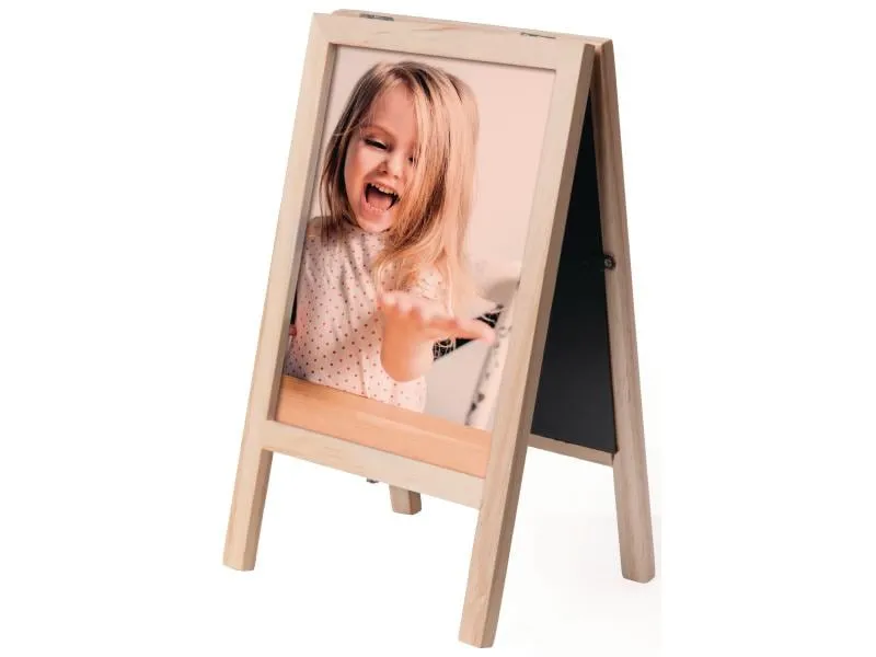 Securit Minikreidetafel Mini 25 x 15.2cm 2 in 1, Hellbraun/Schwarz Securit Minikreidetafel Mini 25 x 15.2cm 2 in 1, Hellbraun/Schwarz