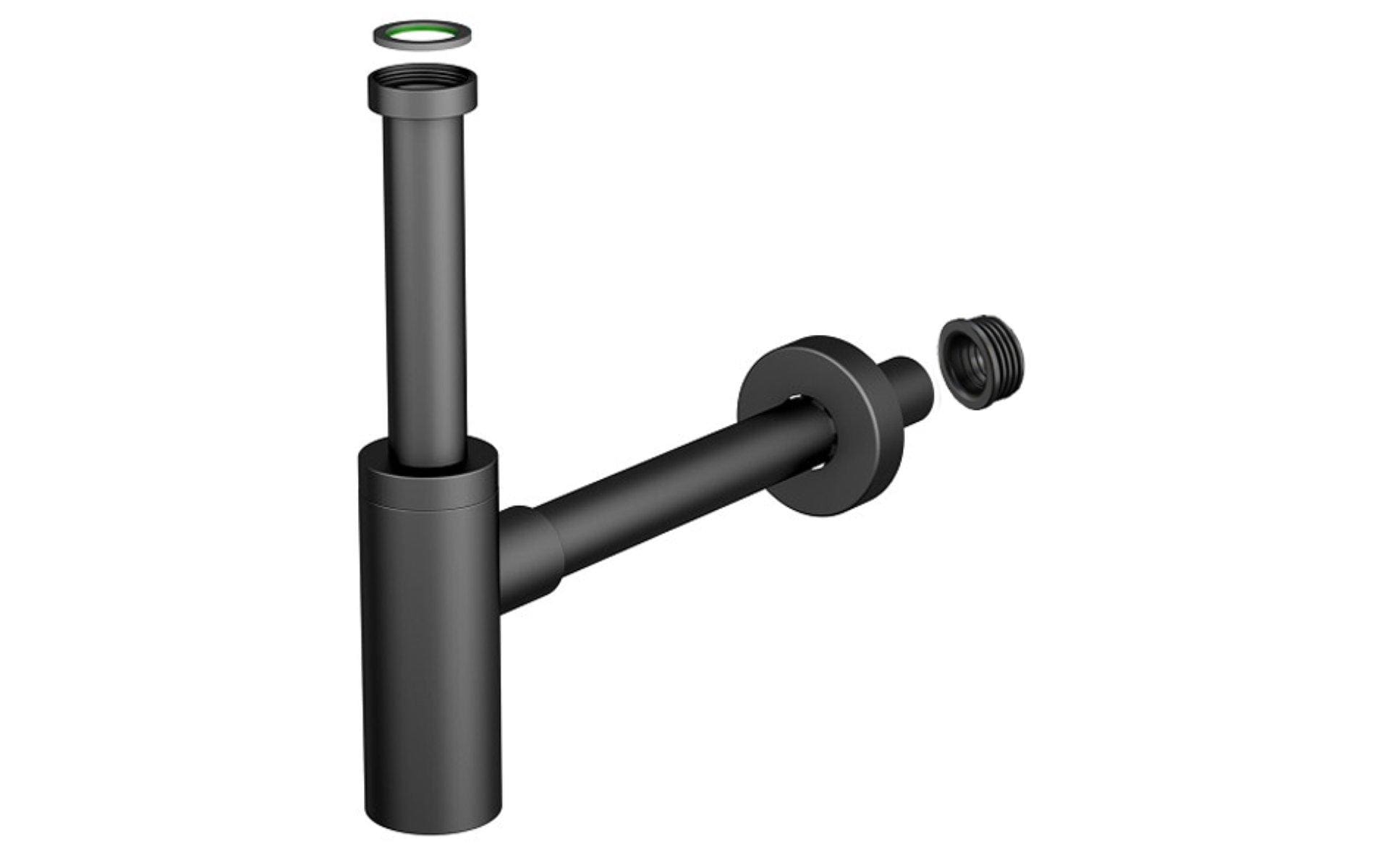 Diaqua Lavabosiphon Profi-Line 1 1/4 x Ø 32 mm, Schwarz