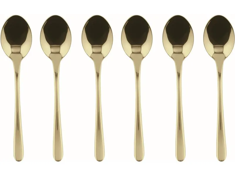 Sambonet Espressolöffel Taste 6 Stück, Champagner Sambonet Espressolöffel Taste 6 Stück, Champagner