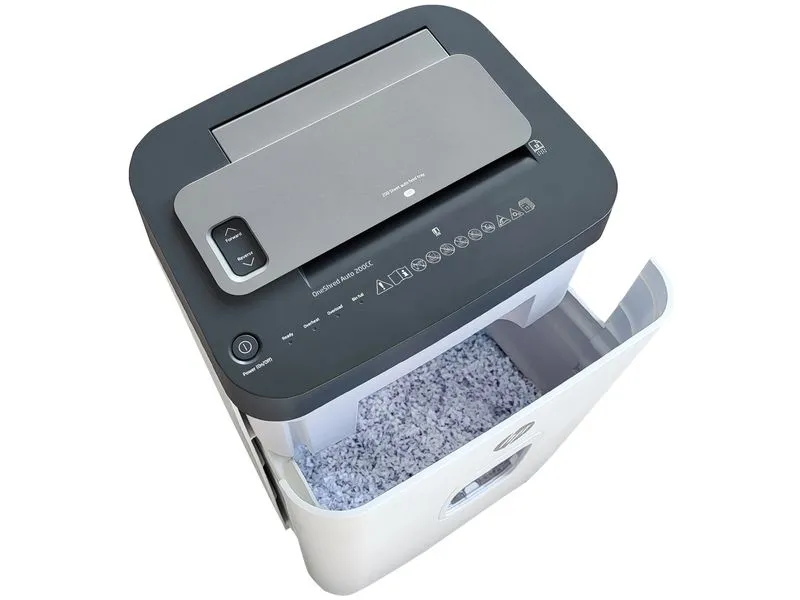 HP Aktenvernichter One Shredder Auto 200 CC, Sicherheitsstufe 4 HP Aktenvernichter One Shredder Auto 200 CC, Sicherheitsstufe 4