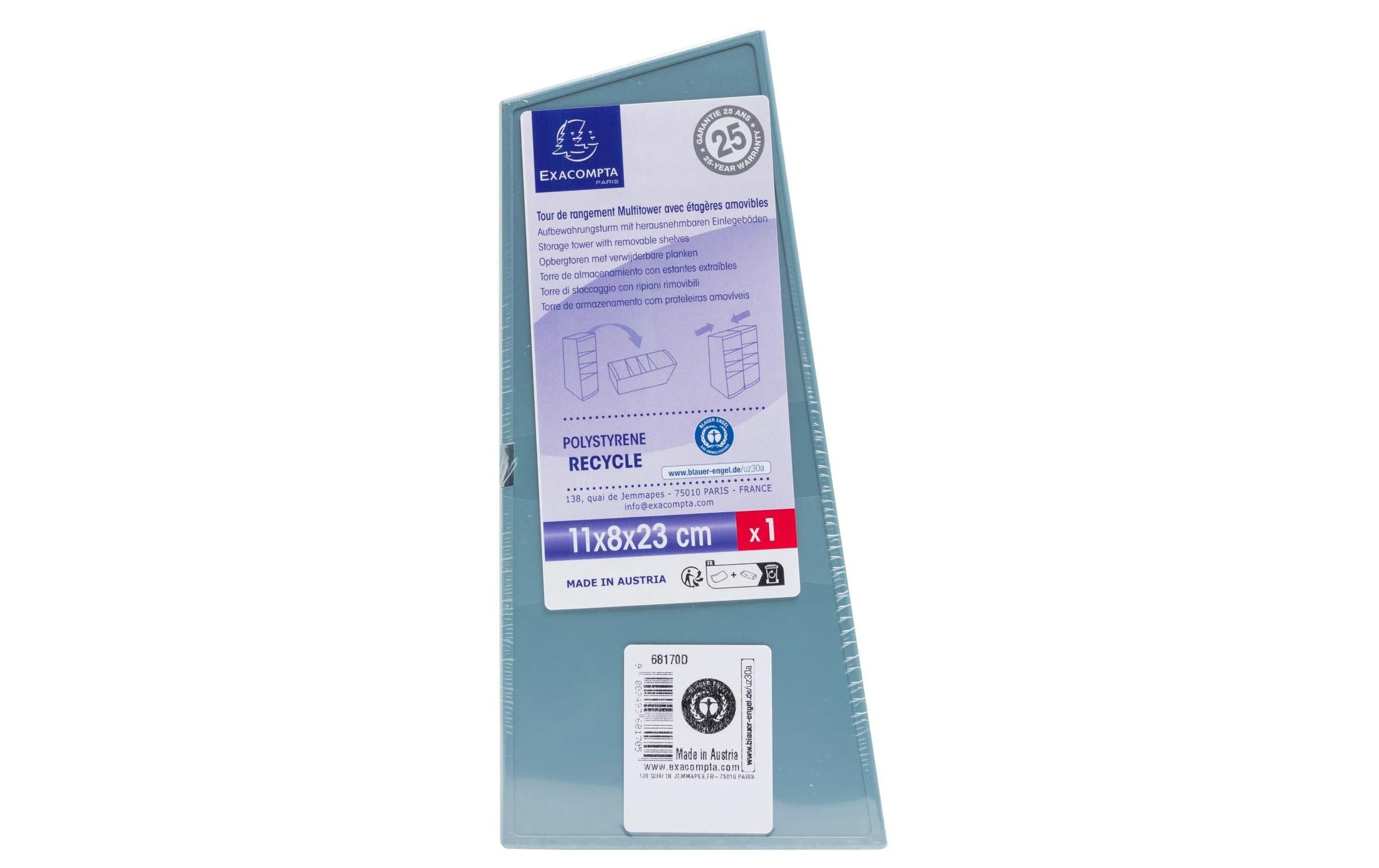 Exacompta Stiftehalter Multitower AutentiK, Blaugrau