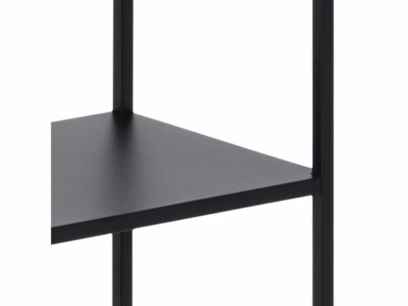 AC Design Regal Newcastle 69,5 x 30 x 185 cm, Schwarz