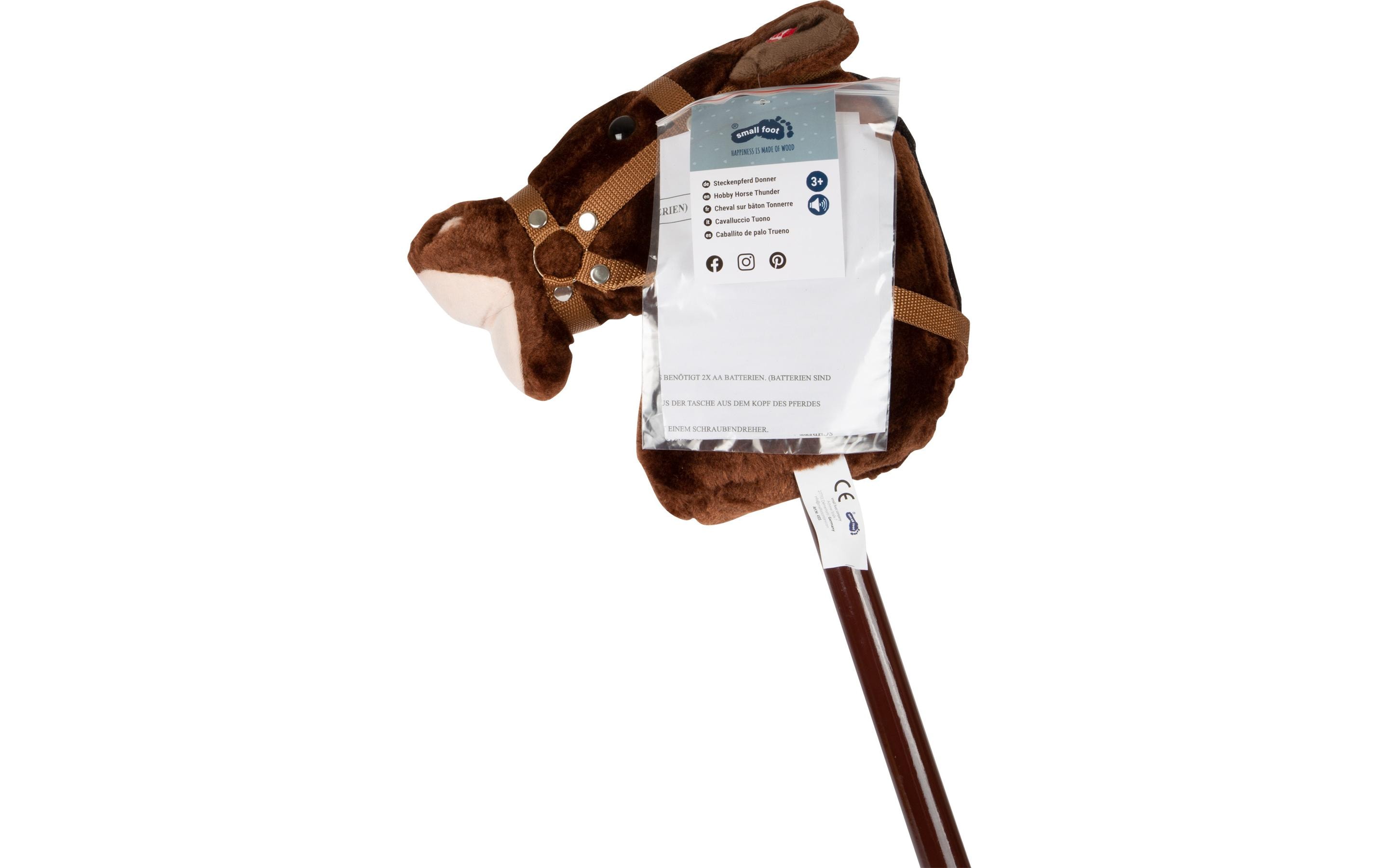 small foot Steckenpferd «Donner» Braun