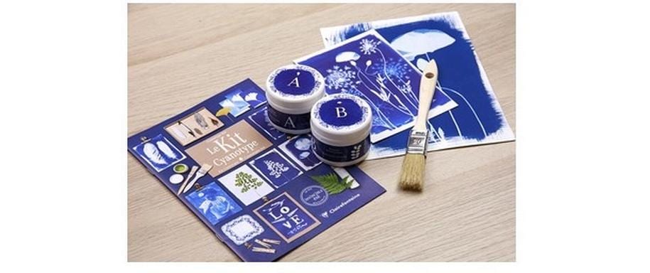 Clairefontaine Bastelset Cyanotype-Kit 10 Blatt