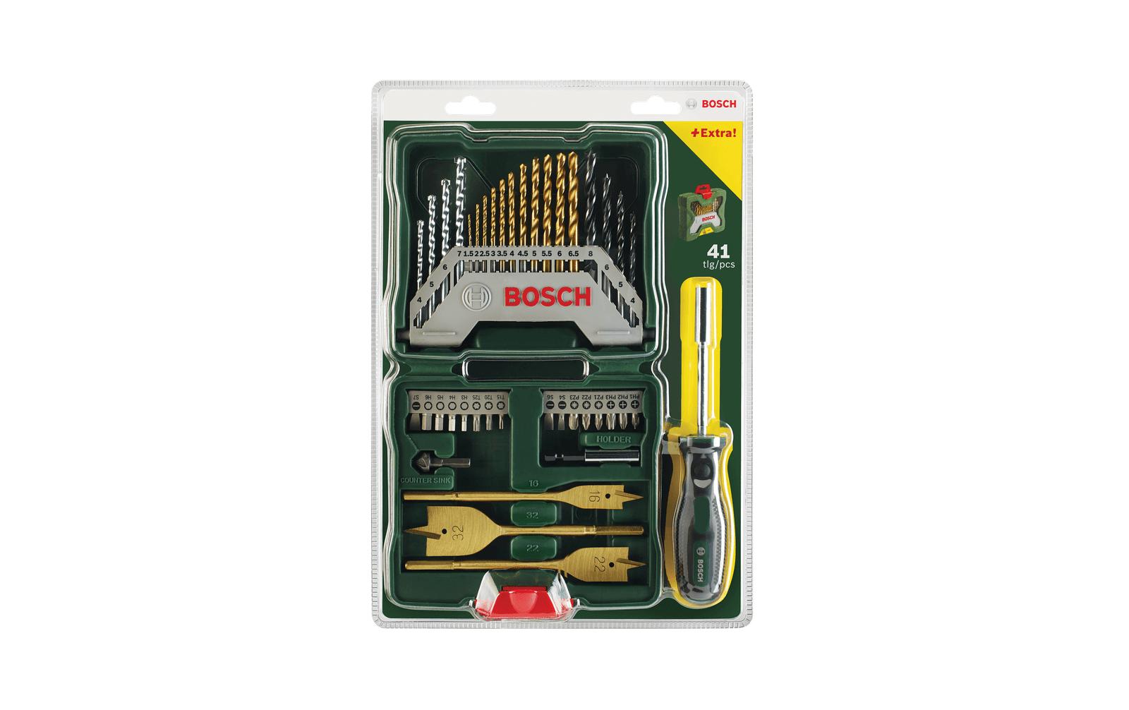 Bosch Bohr- und Bitset X-Line TiN, 40-teilig Bosch Bohr- und Bitset X-Line TiN, 40-teilig