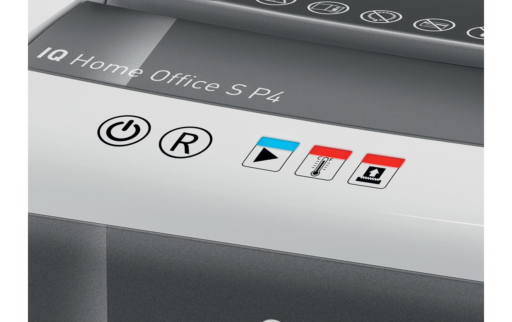 Leitz Bürogeräte Aktenvernichter IQ Home Office S P-4, 8 Seiten