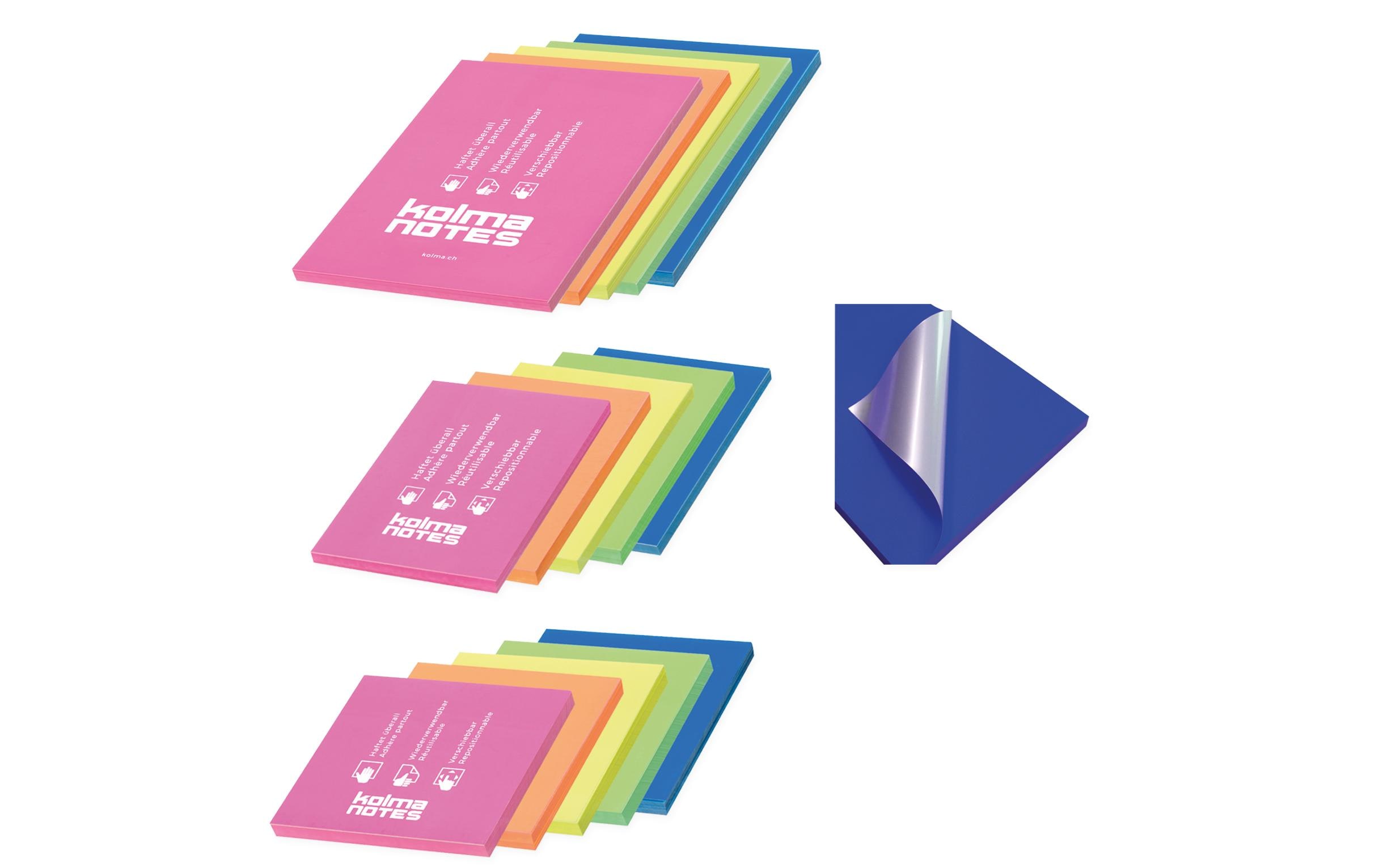 Kolma Notizzettel A6 Assortiert, 100 Blätter Kolma Notizzettel A6 Assortiert, 100 Blätter