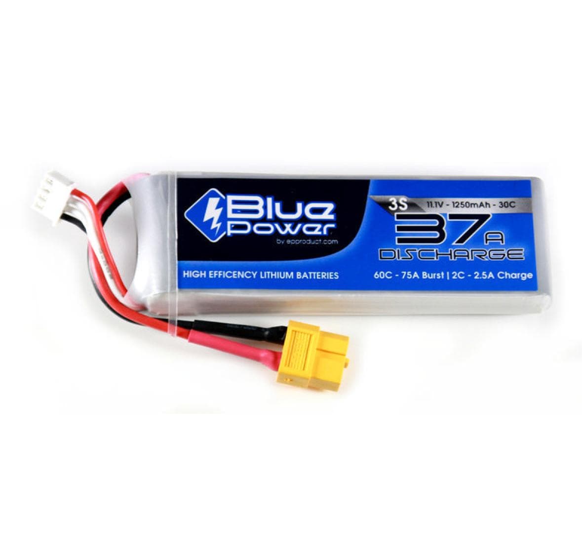 EP RC-Akku LiPo 1250 mAh 11.1 V 30C BluePower
