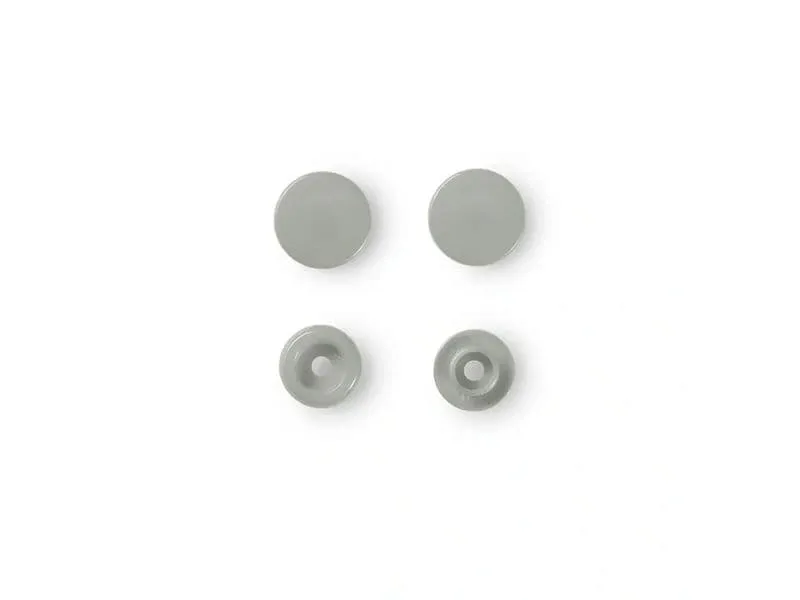 Prym Druckknöpfe Color Snaps Grau, Ø 12,4 mm, 30 Stück Prym Druckknöpfe Color Snaps Grau, Ø 12,4 mm, 30 Stück