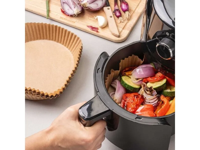 Fackelmann Backpapier Airfryer, Ø 20 cm, 40 Stück