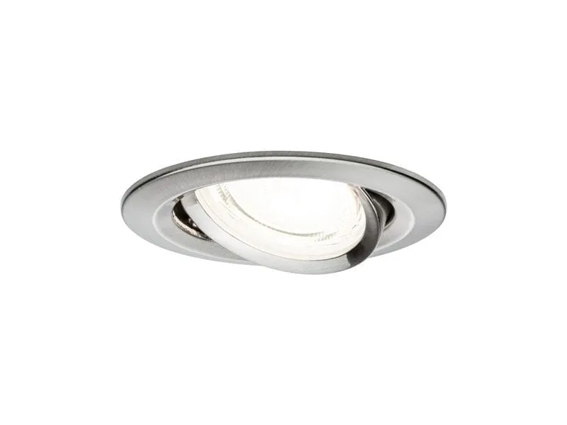 Paulmann Einbauleuchte LED Nova Plus 3-Set Eisen gebürstet