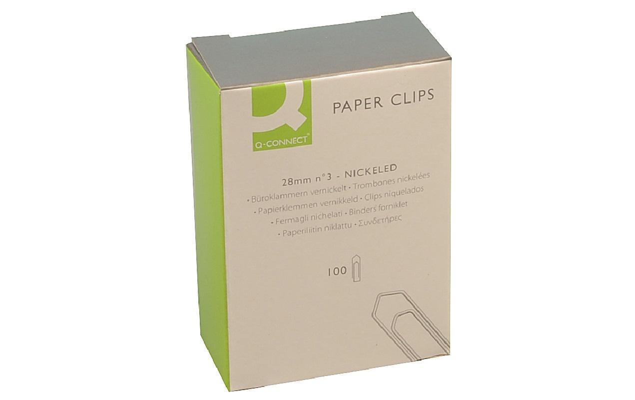 CONNECT Büroklammer Nr.3 28 mm, 100 Stück CONNECT Büroklammer Nr.3 28 mm, 100 Stück