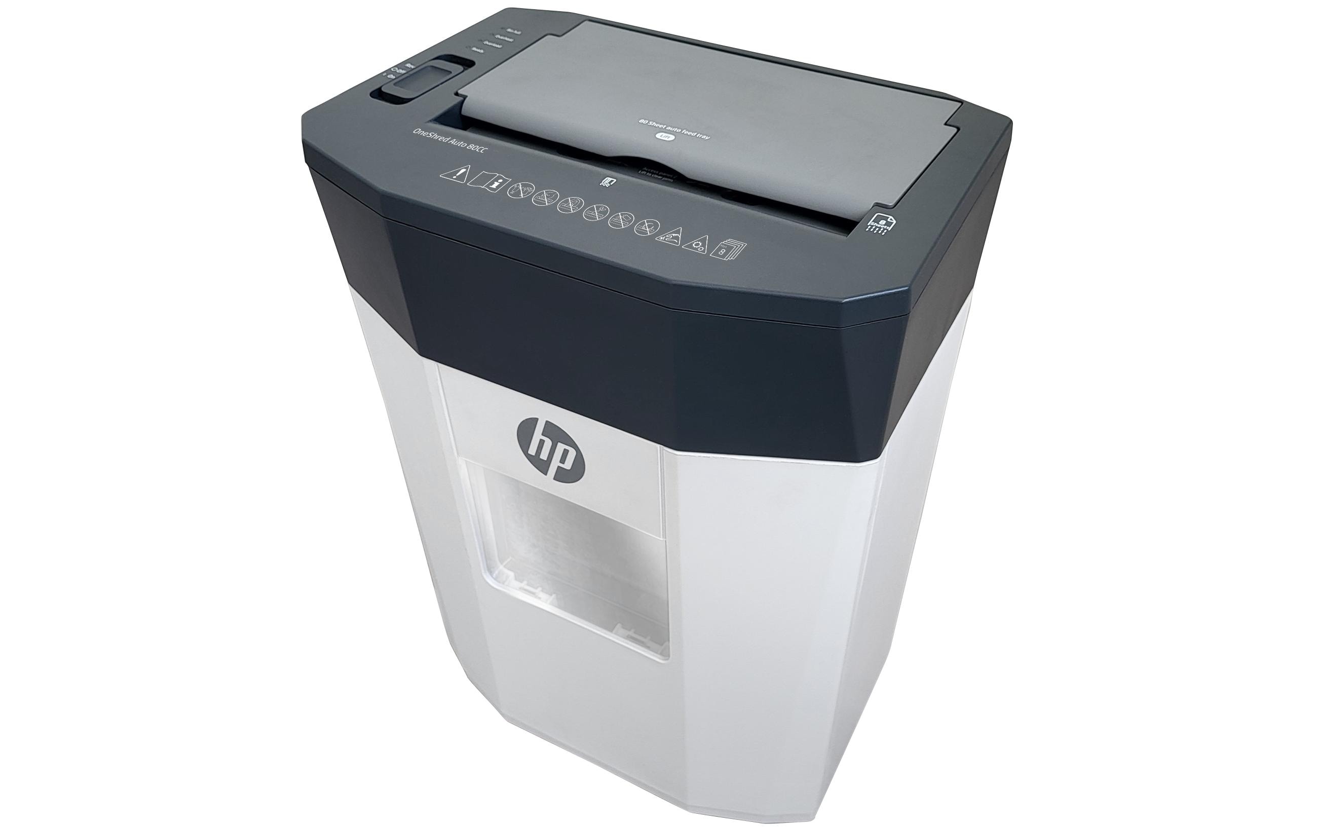 HP Aktenvernichter One Shredder Auto 80 CC, Sicherheitsstufe 4