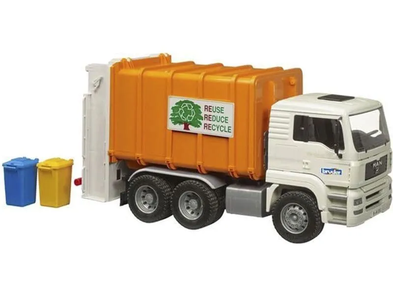 Bruder Spielwaren Hecklader Müll-LKW MAN TGA