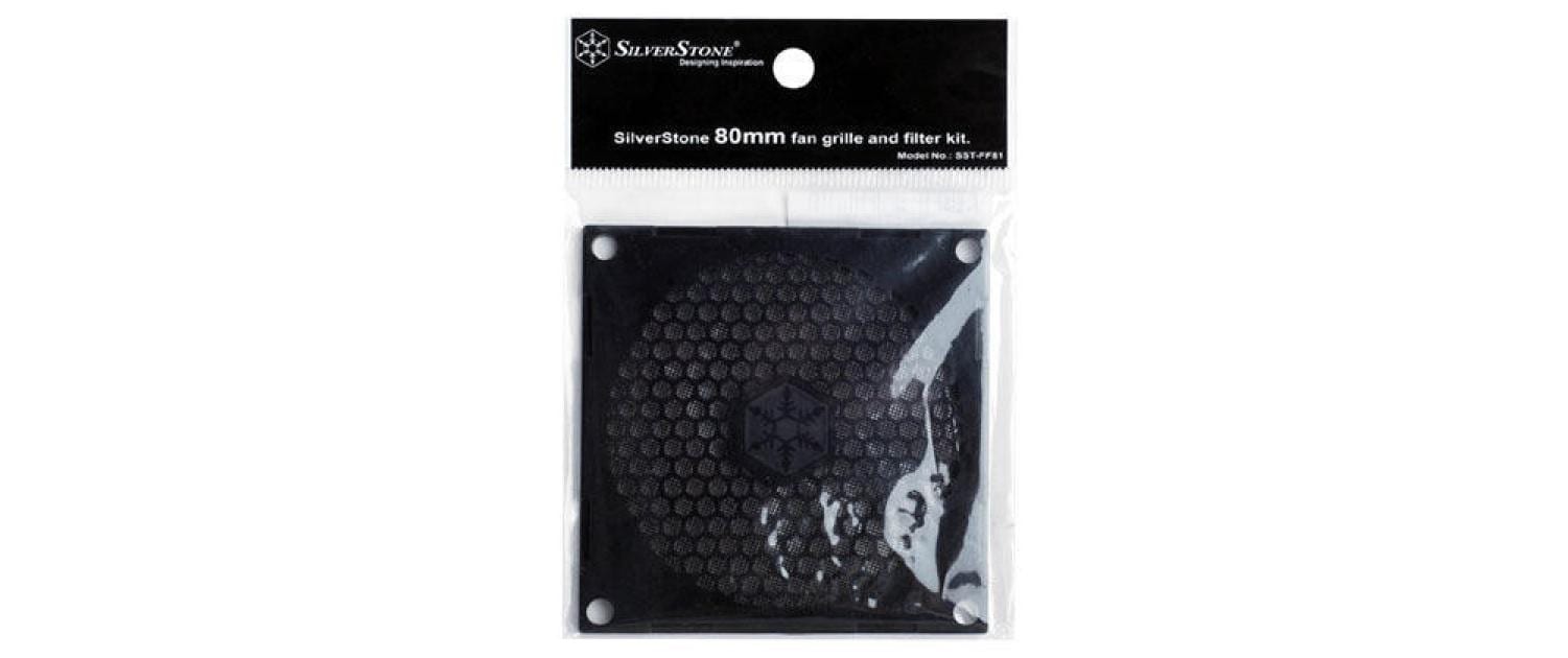SilverStone Lüfterfilter SST-FF81B 8 cm