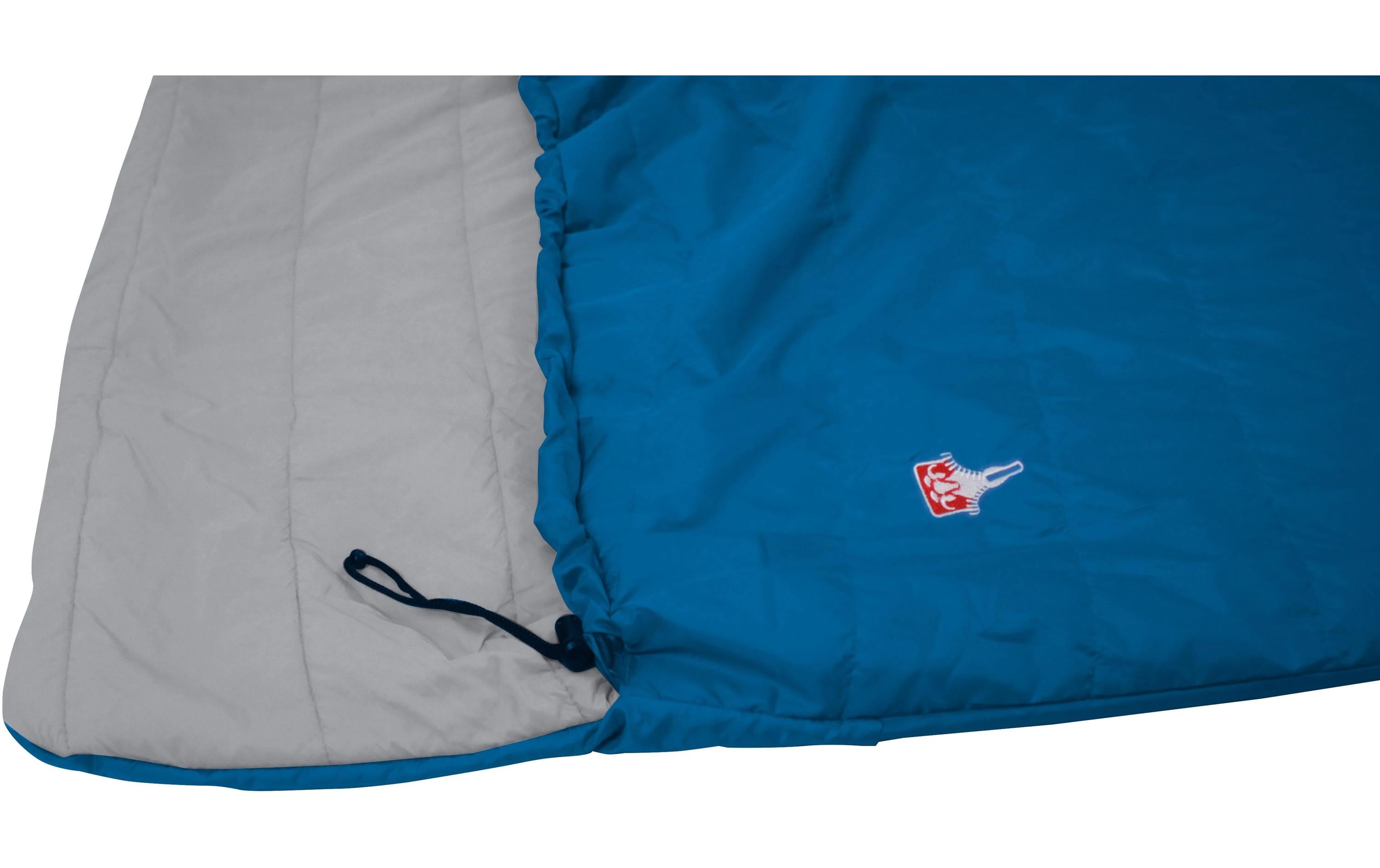 Grüezi Bag Schlafsack Biopod Wolle Almhütte 195 Polyester, True Blue