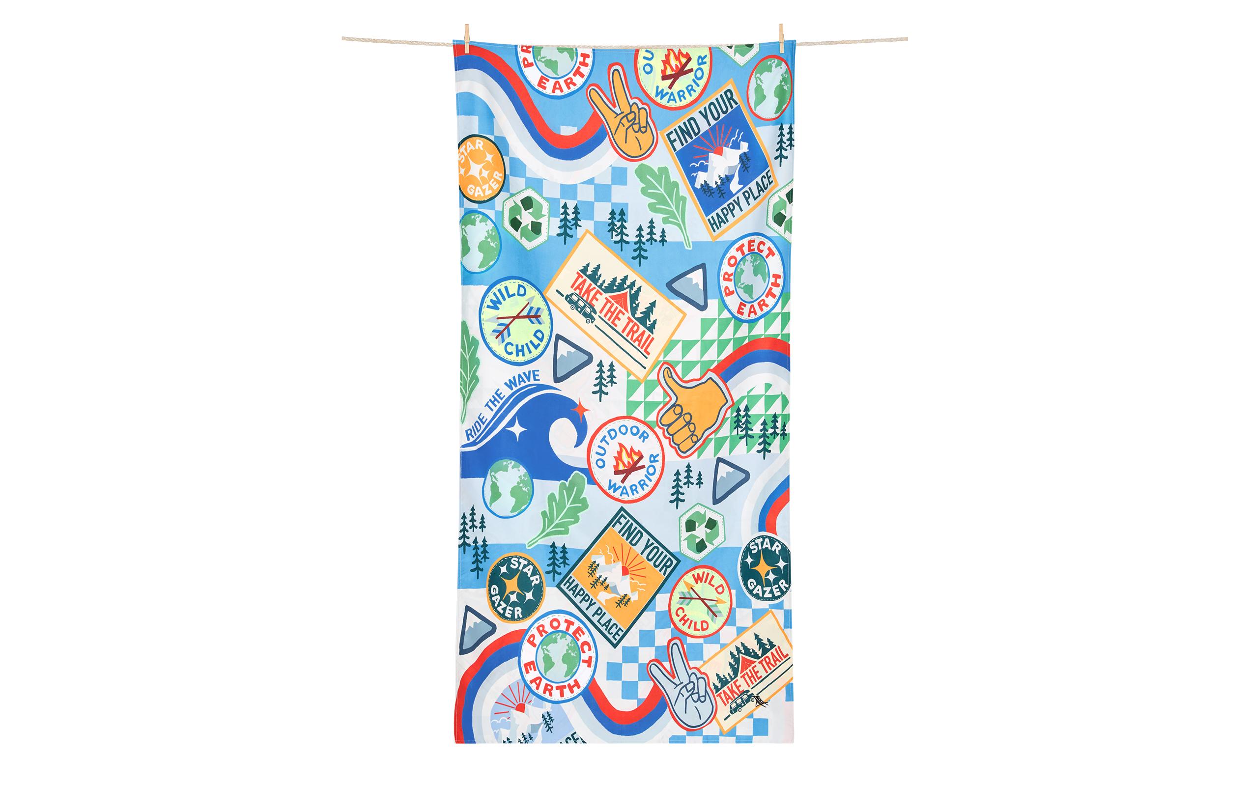 Dock & Bay Badetuch Into the Wild M, Mehrfarbig