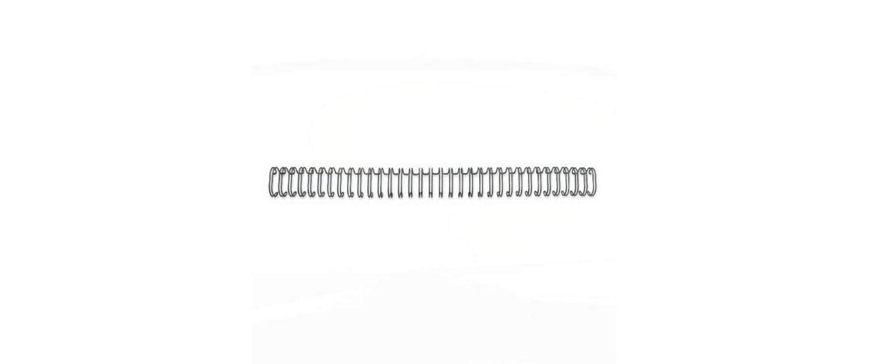 GBC Binderücken Draht 8 mm Schwarz, 100 Stück