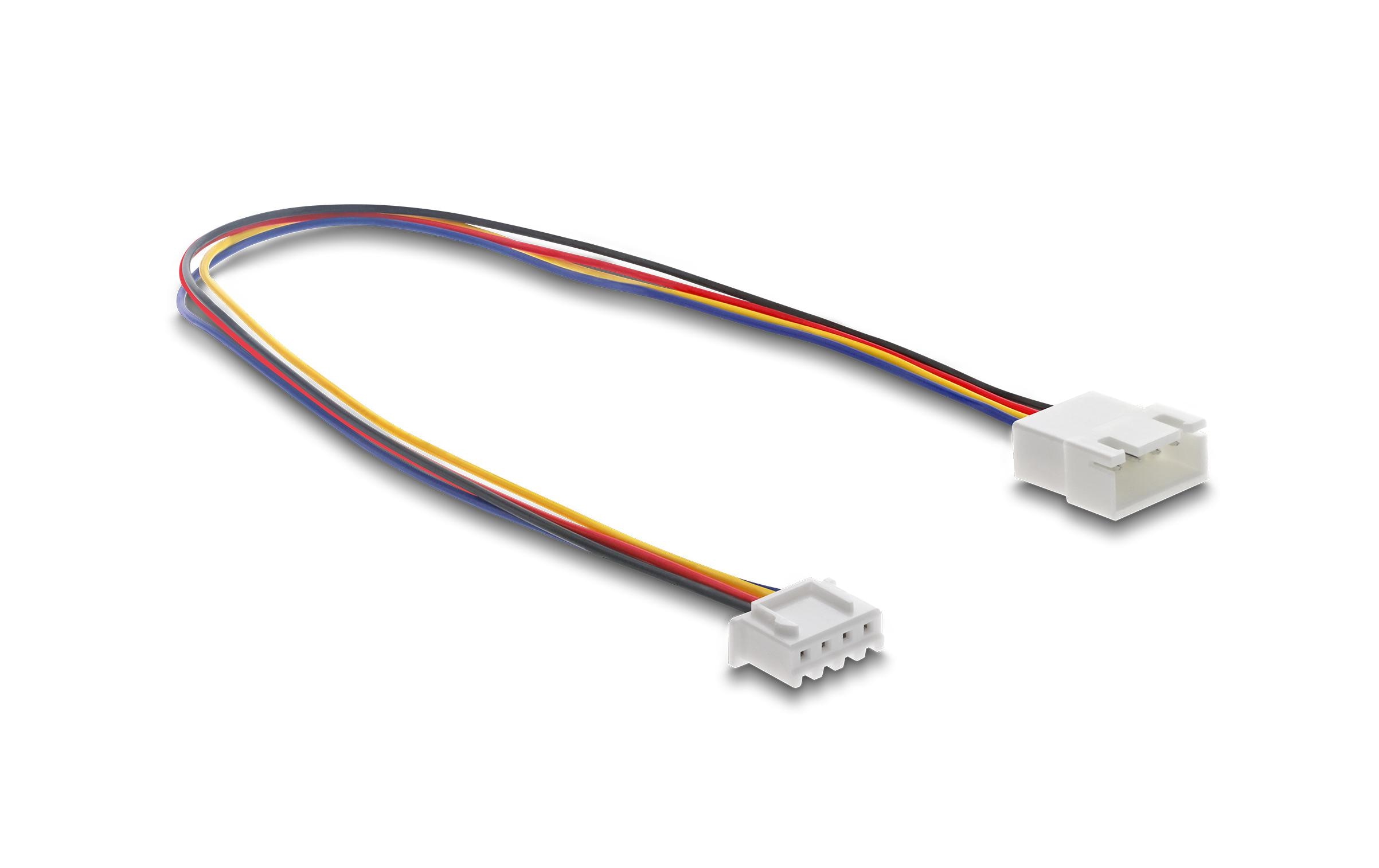 Delock Stromkabel JST Stecker zu Buchse, 4 Pin 30 cm