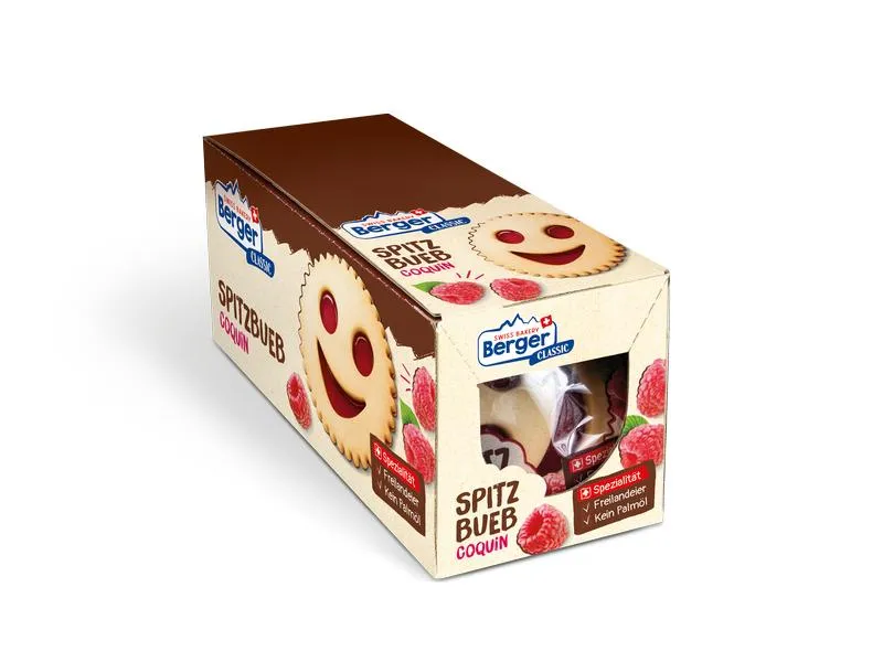 Berger Gebäck Spitzbueb 15 x 74 g Berger Gebäck Spitzbueb 15 x 74 g