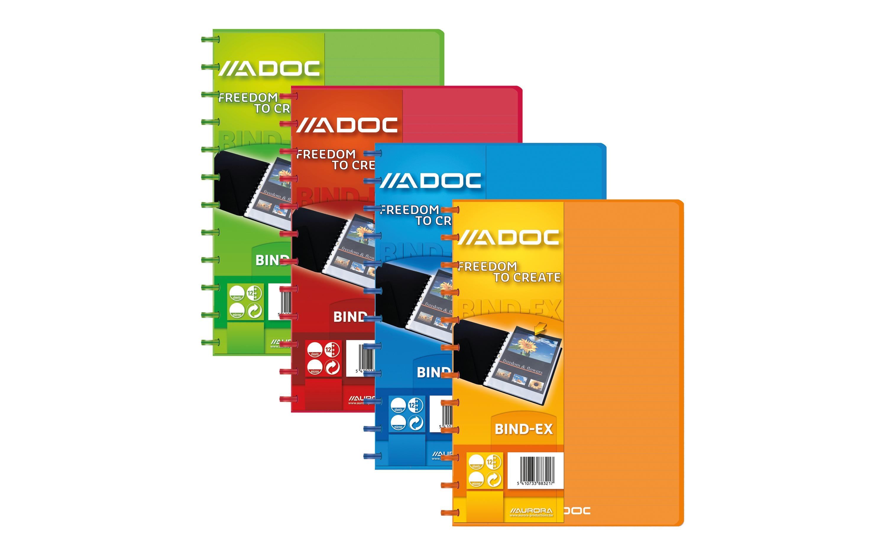 Adoc Sichtbuch Colorlines A4, 30 Taschen, Grün Adoc Sichtbuch Colorlines A4, 30 Taschen, Grün