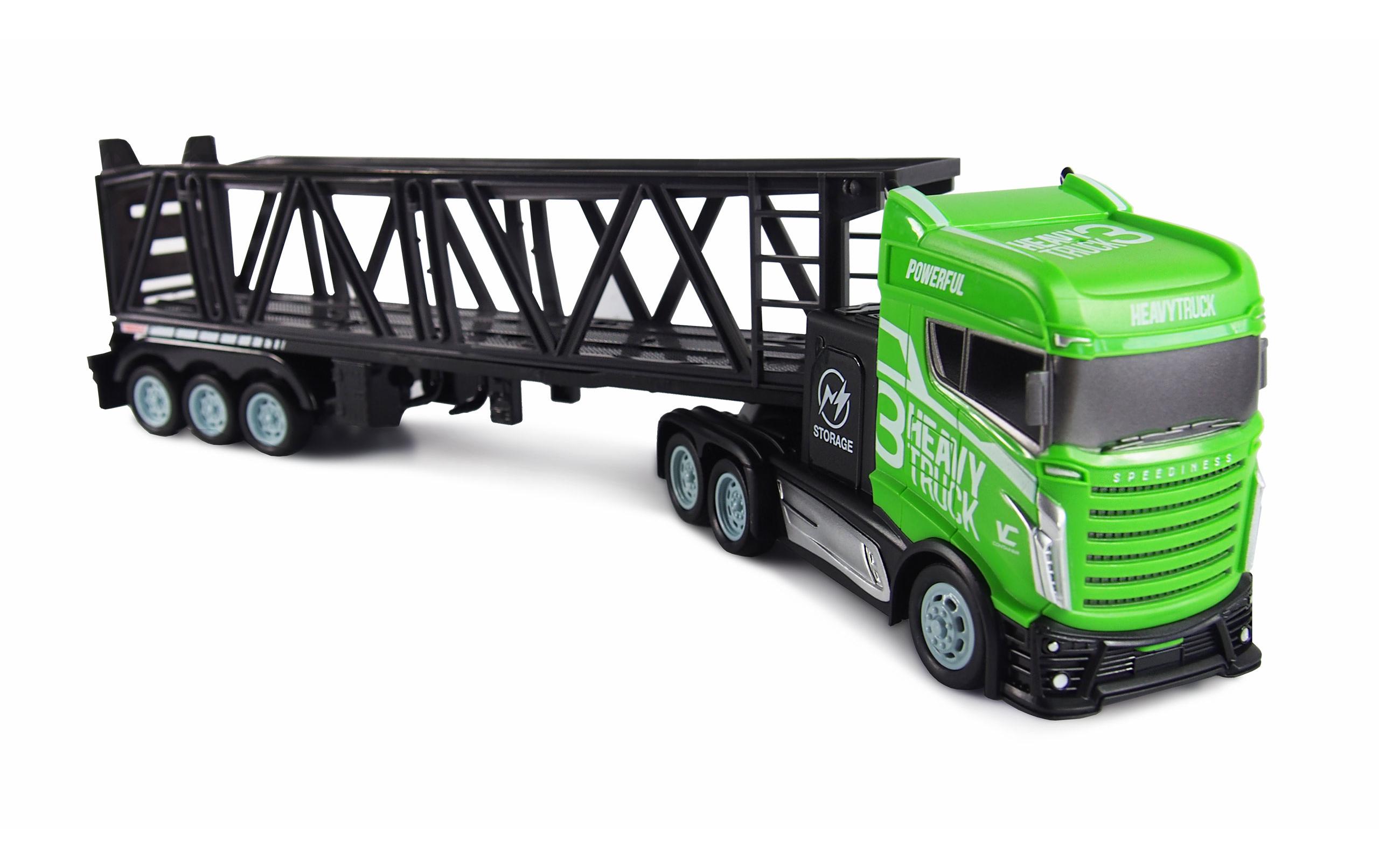 Amewi Lastwagen mit Autotransporter Auflieger RTR