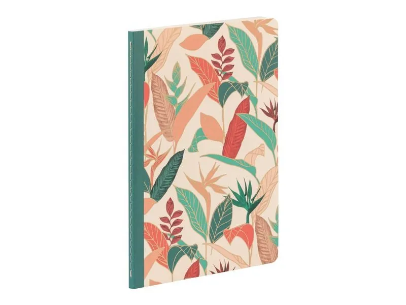 Clairefontaine Notizheft Gaia assortiert, A5, Liniert, Beige