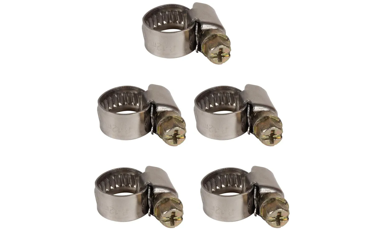 Einhell Schellen-Set 8-12 mm, 5 Stück