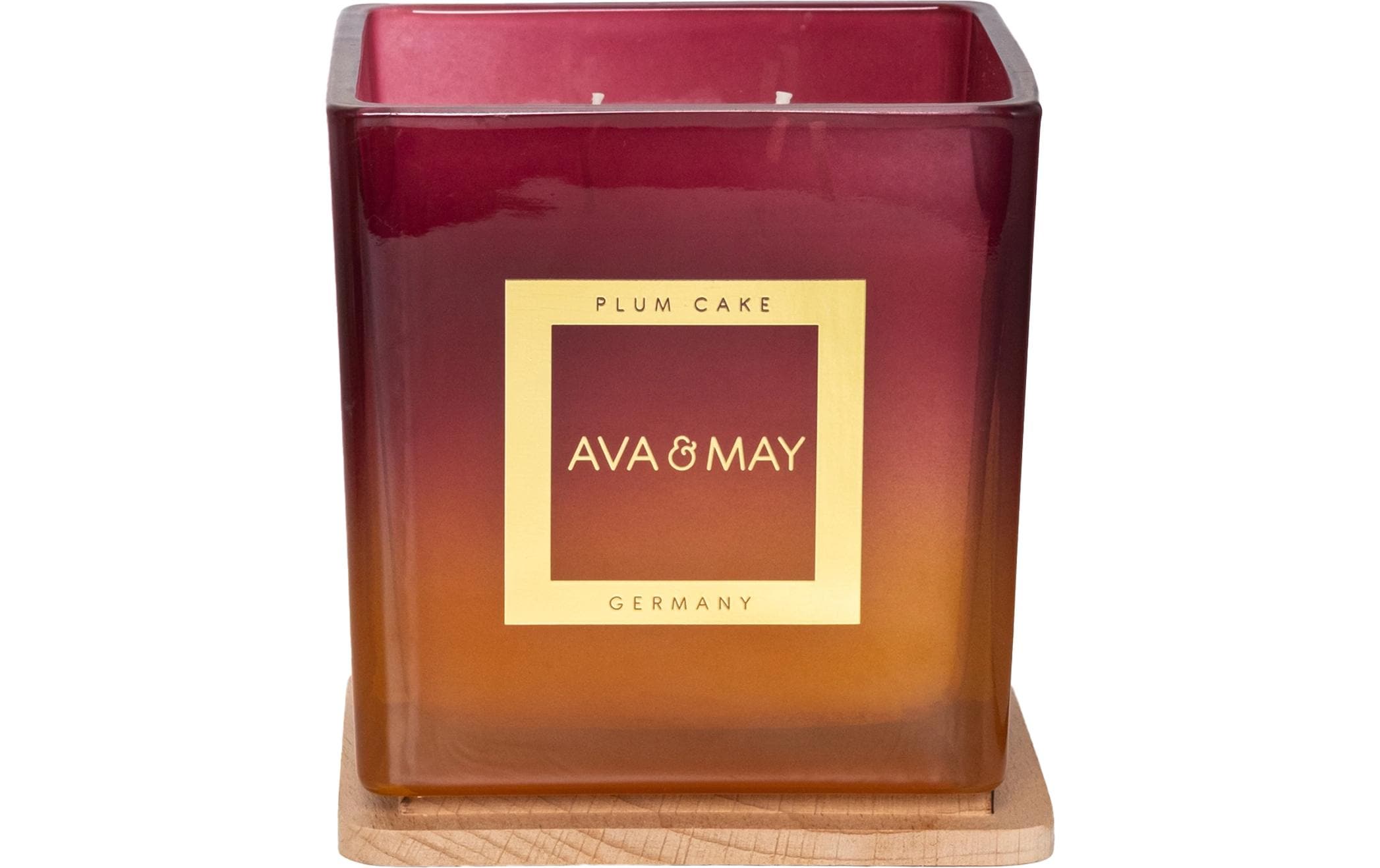 AVA & MAY Duftkerze Plum Cake, 450 g