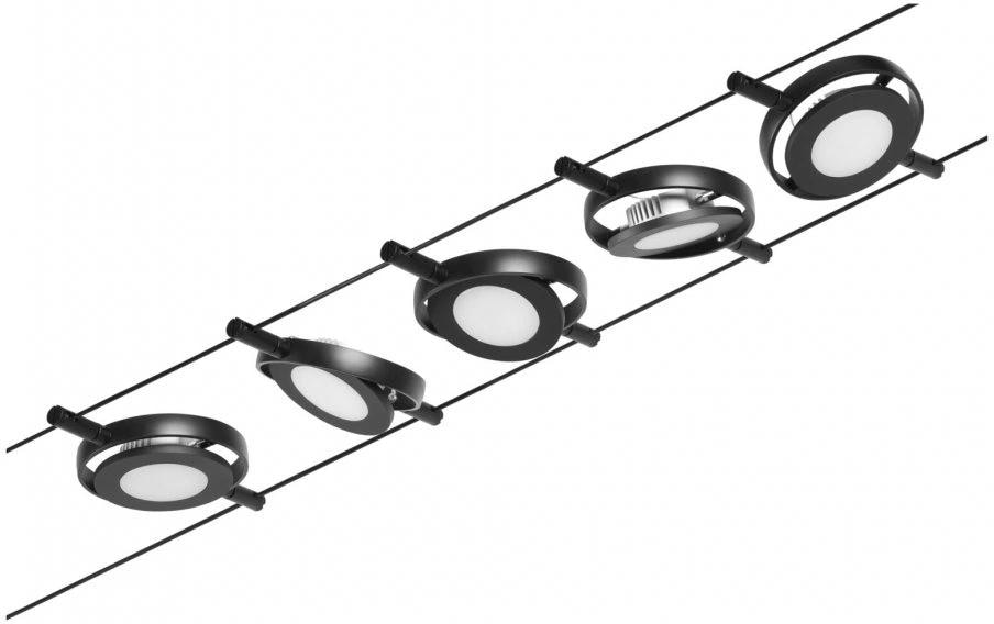 Paulmann CorDuo LED Seilsystem RoundMac Basisset 5 x 200 lm
